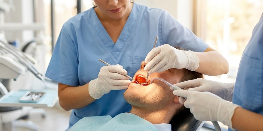 Kieferorthopädische kieferchirurgische Kombinationstherapie